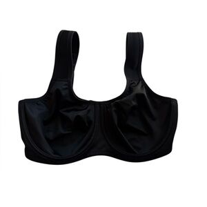Syrokan sports bra black adjustable straps size 36DD